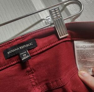 Banana Republic Women's Burgundy Jeans